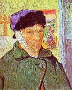 Vincent Van Gogh Self Portrait With Bandaged Ear USA oil painting artist